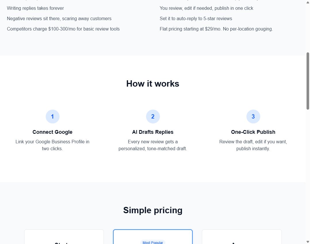 ReviewPilot features